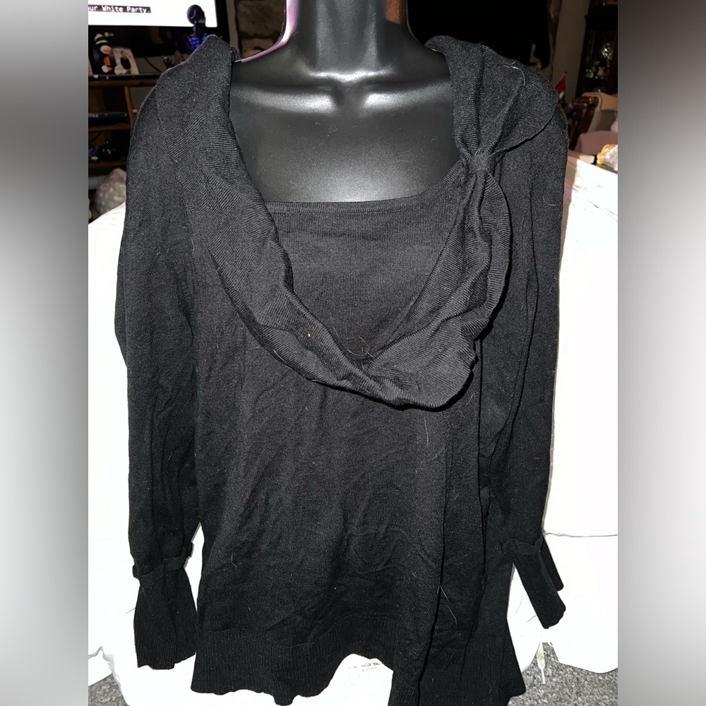 Addition Elle Scoop Neck With Bow Sweater